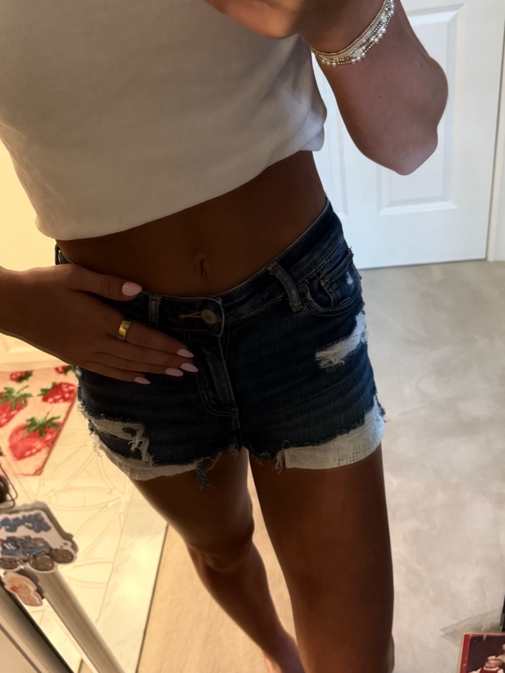 american eagle jean shorts